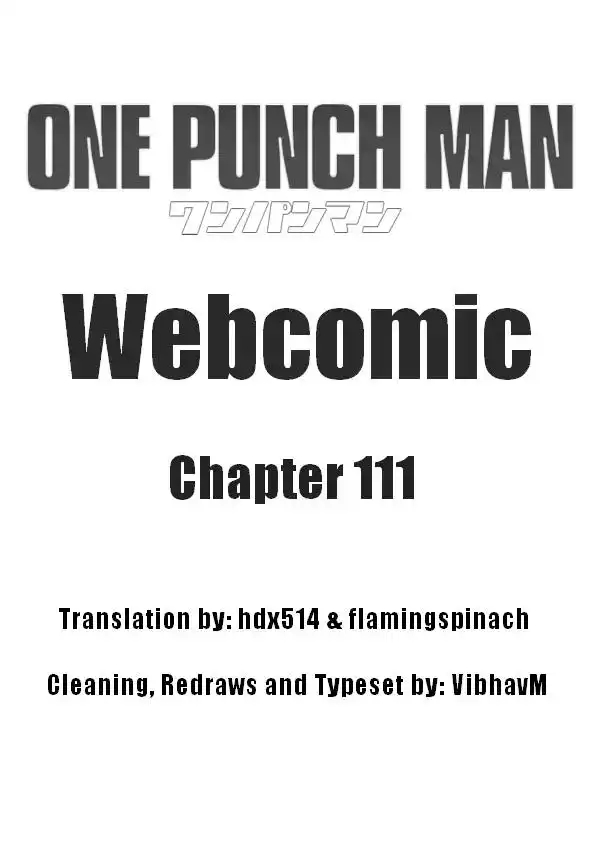 Onepunch-Man (ONE) Chapter 111 1